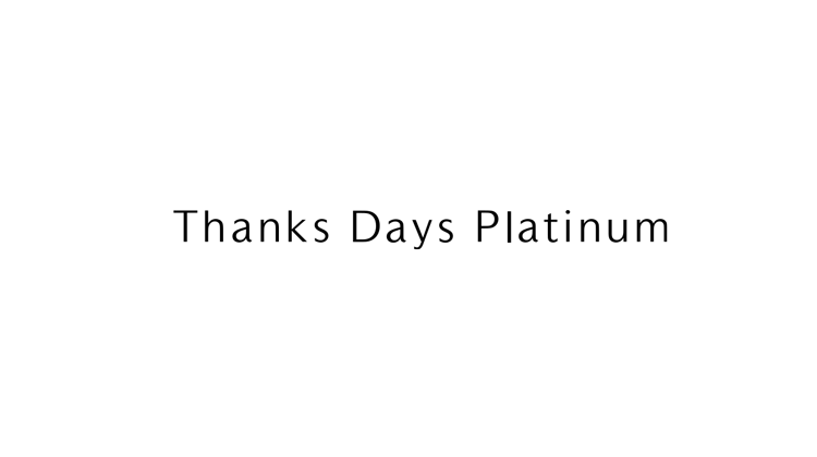 Thanks Days Platinum